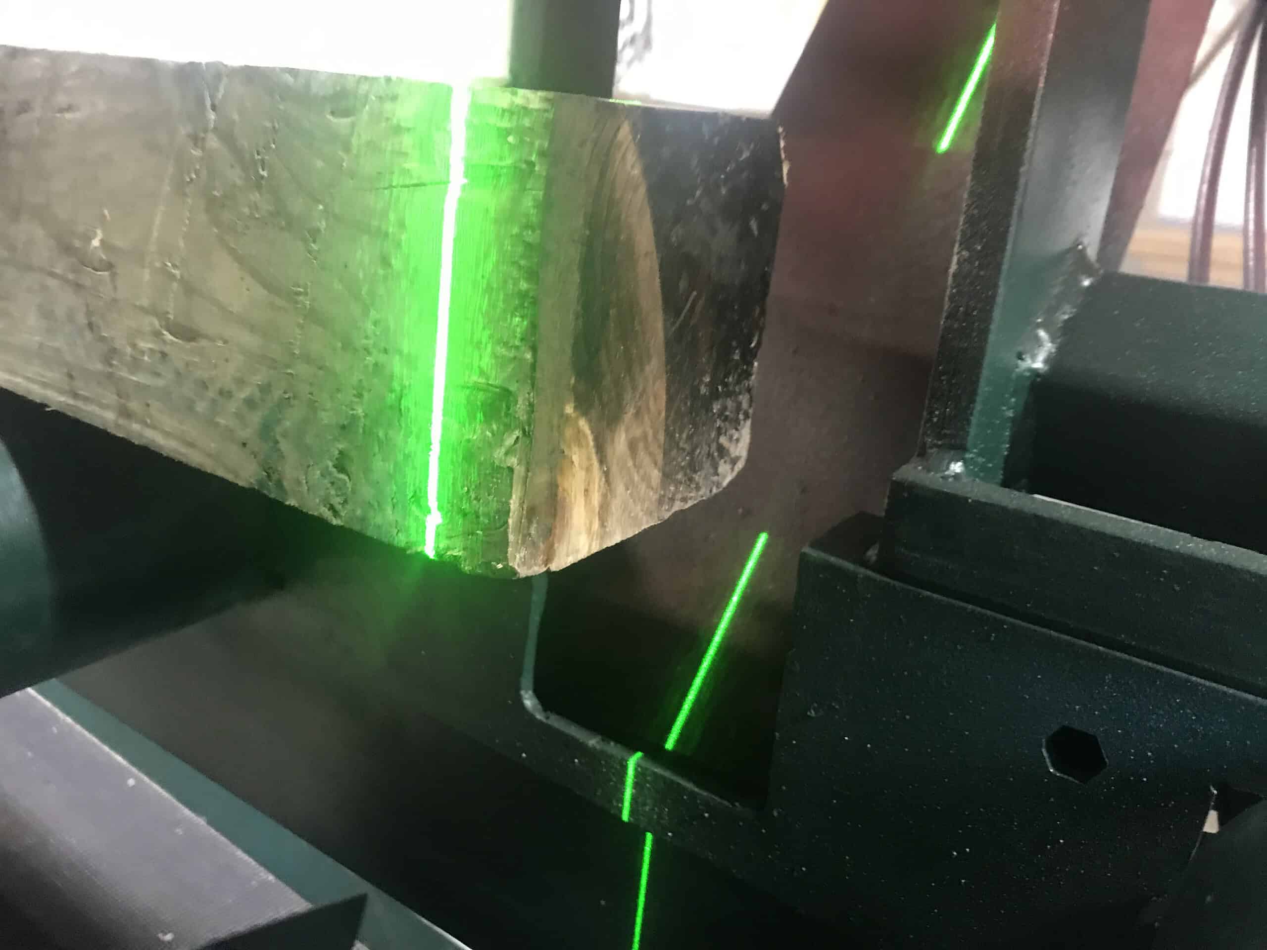 Laser Marker in use
